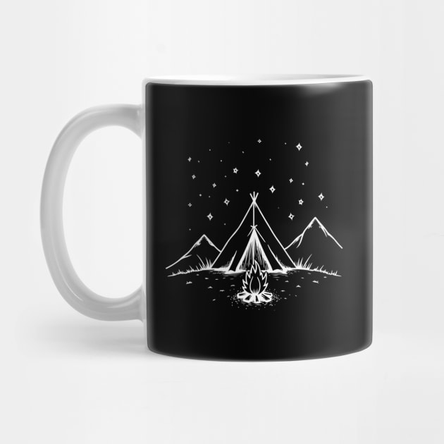 Camping Hair, Don’t Care by DIGITAL MERCH CREATIONS